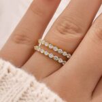 S925 Classic 0.77Ct Insert Wedding Band Engagement Ring Enhancer - Image 7