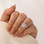 S925 Moissanite 2.5Ct Asscher Cut White Gold Engagement Ring - Image 2
