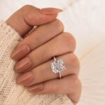 S925 Fashion 4.0Ct White Stone Radiant Cut Solitaire Engagement Ring For Woman In sterling Sliver - Image 2