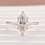 S925 Classic 1.0 ~3.0Ct Marquise Cut Solitaire Promise Ring For Women - Image 5