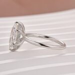 S925 Classic 1.0 ~3.0Ct Marquise Cut Solitaire Promise Ring For Women - Image 4