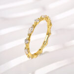 S925 Maxine Fashion Marquise & Round Cut Wedding Band - Image 10