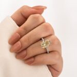 S925 Moissanite 4.0Ct Oval Cut Hidden Halo Engagement Ring - Image 7