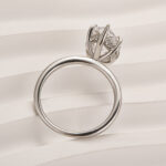 S925 Fashion Marquise Cut Women's Engagement Ring In Sterling Silver - Image 5