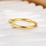 S925 Open Wedding Band In Sterling Silver - Image 7