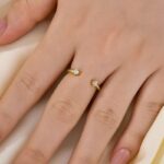S925 Open Wedding Band In Sterling Silver - Image 4