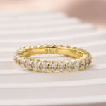 S925 Maxine Moissanite 3.0 Ct Oval Cut Full Wedding Band for Women - Image 10