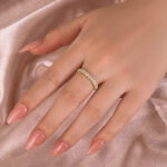 S925 Maxine Moissanite 3.0 Ct Oval Cut Full Wedding Band for Women - Image 8