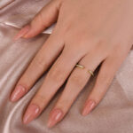 S925 Maxine Open Moissanite Diamond Pavé Spacer Ring - Image 3