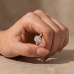 S925 Classic Round Cut Engagement Ring for Her 4 prong In Sterling Silver - Image 11