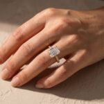 S925 Maxine Moissanite 4.5 Carat Emerald Cut Engagement Ring For Women - Image 4