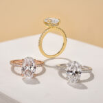 S925 Classic Oval Cut Simulated Diamond Engagement Ring In Sterling Silver - Image 8