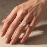 S925 Maxine Moissanite 1.0 Ct~3.5Ct Radiant Cut Engagement Ring in Sterling Silver - Image 8