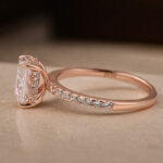 S925 Maxine Moissanite 2.0 CT Radiant Cut Engagement Ring In Sterling Silver - Image 12