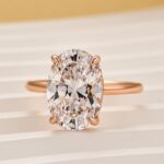 S925 Exclusive Oval Cut Engagement Ring In Sterling Silver - Image 9
