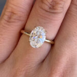 S925 Exclusive Oval Cut Engagement Ring In Sterling Silver - Image 7