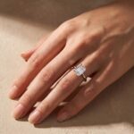 S925 Moissanite 3.5 Carat Solitaire Emerald Cut Engagement Ring - Image 2