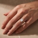 S925 Moissanite 3.5 Carat Solitaire Emerald Cut Engagement Ring - Image 7