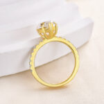 S925 4.0Ct Marquise Cut Half Eternity Engagement Ring In Sterling Silver - Image 10