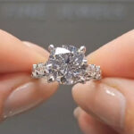 S925 Maxine Luxury 4.0 CT Round Cut Engagement Ring