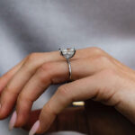 S925 Maxine Solitaire 6.5Ct Elongated Cushion Cut Engagement Ring Travel Ring - Image 2