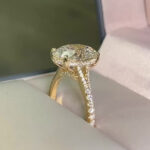 S925 Maxine Classic Oval Cut Split Shank Engagement Ring For Women In Sterling Silver - Image 3