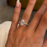S925 Luxe 4.0Ct Oval Cut Engagement Ring In Sterling Silver For Women - Image 6