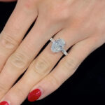 S925 Maxine Fashion 4.0Ct Oval Cut Travel Ring For Women - Image 2