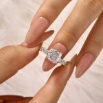 S925 Classic 3.5Ct Cushion Cut Engagement Ring Travel Ring In Sterling Silver - Image 3