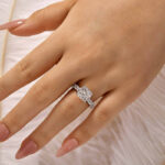 S925 Classic 3.5Ct Cushion Cut Engagement Ring Travel Ring In Sterling Silver - Image 2