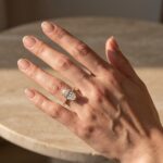 S925 5.0Ct Oval Cut Hidden Halo Engagement Ring In Sterling Silver - Image 5