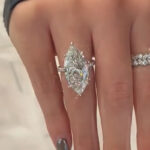 S925 6.0Ct/4.0Ct/2.0Ct Marquise Cut Engagement Ring Travel Ring For Her In Sterling Silver - Image 2