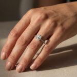 S925 Maxine Moissanite 2.0 Ct~5.5 Ct Oval Cut Engagement Ring In Sterling Silver - Image 4