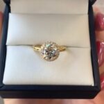 S925 Moissanite Classic 3.0Ct Round Cut Halo Engagement Ring In Sterling Silver - Image 3
