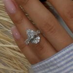 S925 Luxe 5.0Ct Pear Cut Engagement Ring Travel Ring In Sterling Silver - Image 2