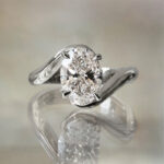 S925 2.0Ct/5.5Ct Oval Cut Unique Engagement Ring Travel Rings In Sterling Silver - Image 7
