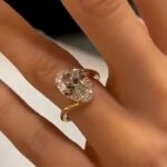 S925 2.0Ct/5.5Ct Oval Cut Unique Engagement Ring Travel Rings In Sterling Silver - Image 3