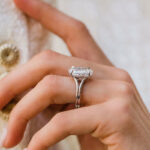 S925 5.0Ct Oval Cut Split Shank Engagement Ring In Sterling Silver - Image 5