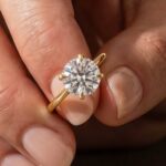 S925 Maxine Moissanite Solitaire 2.0~4.0 Carat Round Cut Engagement Ring - Image 14