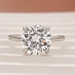 S925 Maxine Moissanite Solitaire 2.0~4.0 Carat Round Cut Engagement Ring - Image 16