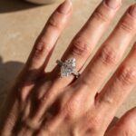 S925 4.5Ct Marquise Cut Engagement Ring Travel Ring In Sterling Silver - Image 3