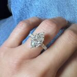 S925 4.5Ct Marquise Cut Engagement Ring Travel Ring In Sterling Silver