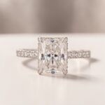 S925 Maxine Moissanite 1.0 Ct~3.5Ct Radiant Cut Engagement Ring in Sterling Silver - Image 27