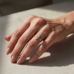 S925 Moissanite Solitaire 3.0Ct Marquise Cut Yellow Gold Engagement Ring - Image 3