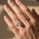 S925 Classic 4.0Ct Solitaire Oval Cut Hidden Halo Engagement Ring In Sterling Silver - Image 9