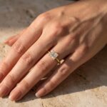 S925 Classic Square Princess Cut Engagement Ring for Women In Sterling Silver - Image 9