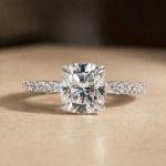S925 Maxine Moissanite 2.0 Carat Cushion Cut Engagement Ring - Image 8