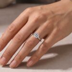 S925 Maxine Moissanite Solitaire 2.0~4.0 Carat Round Cut Engagement Ring - Image 2