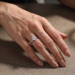 S925 Maxine Moissanite Solitaire 2.0~4.0 Carat Round Cut Engagement Ring - Image 3