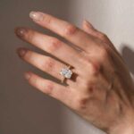 S925 Maxine 4.5 Carat Moissanite Radiant Cut  Engagement Ring - Image 8